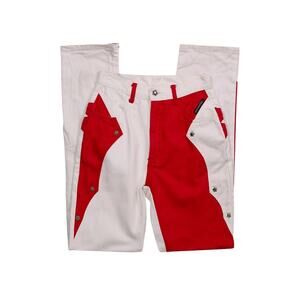 Vintage 90s Western Red and White Star Jeans